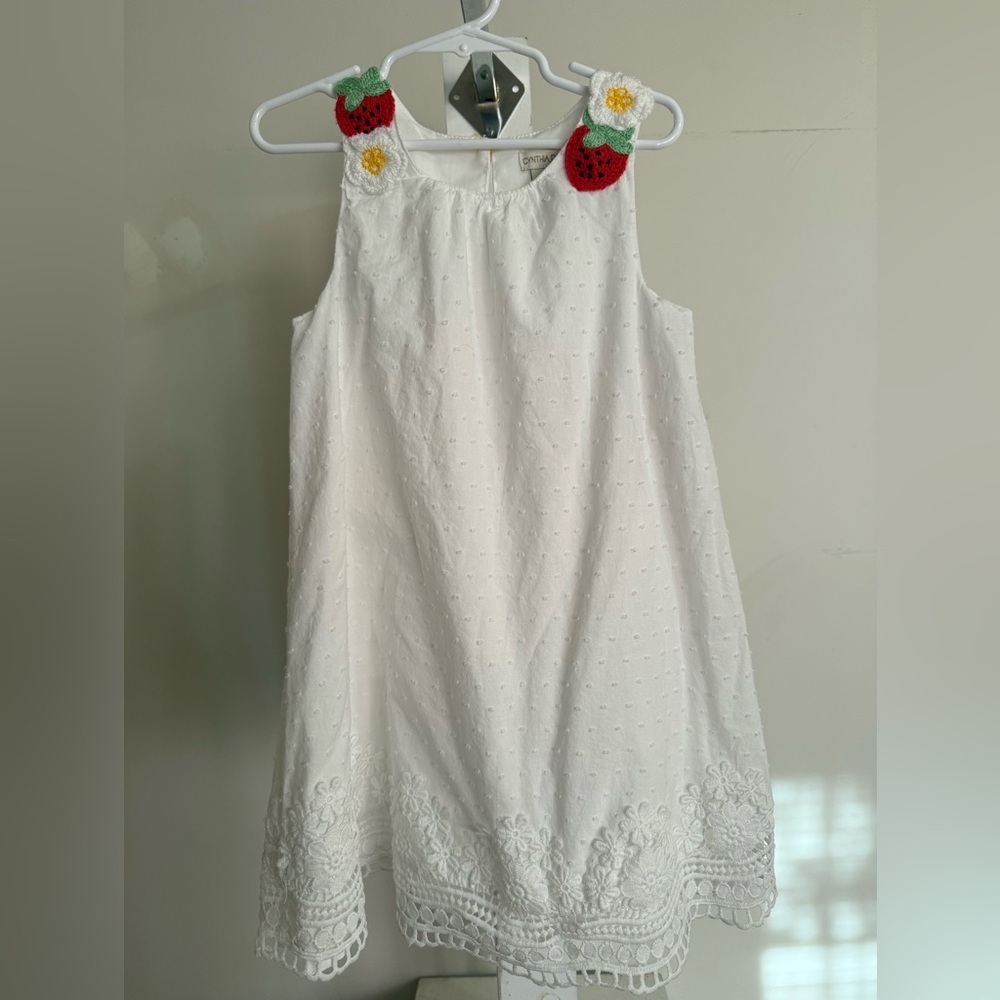 Cynthia Rowley Strawberry and Blossom Swiss Dress